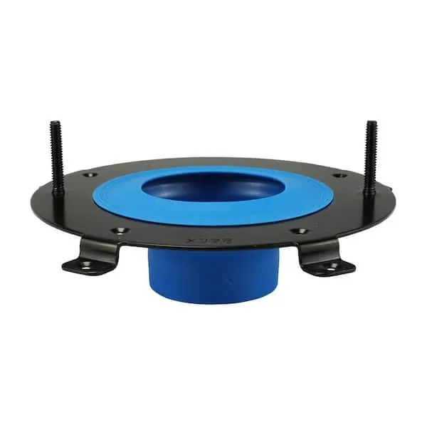 Danco HydroSeat 6.88-in Blue Stainless Steel Toilet FlangeDanco HydroSeat 6.88-in Blue Stainless Steel Toilet Flange