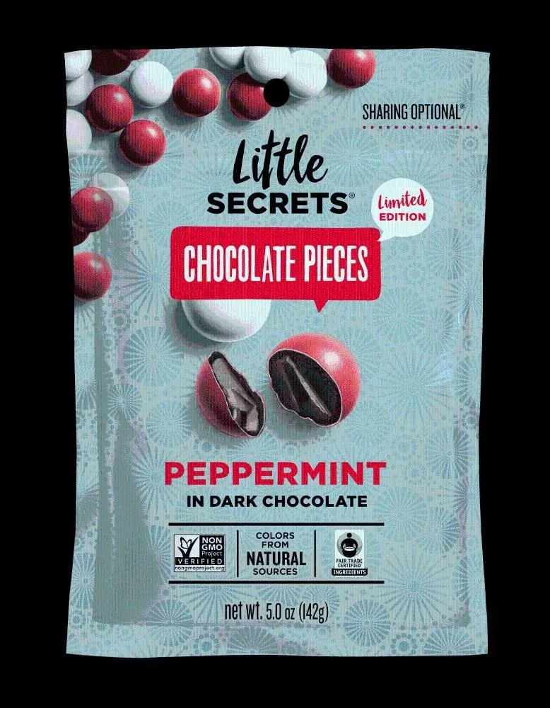 Little Secrets Peppermint Dark Chocolate Pieces 5 oz