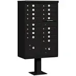 Cluster Box Unit with USPS Access — Type III — 16 Doors and 2 Parcel Lockers