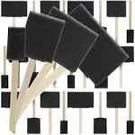 U.S. Art Supply Variety Pack Foam Sponge Wood Handle Paint Brush Set (Value Pack of 40 Brushes) - Lightweight, Durable and Great for Acrylics, Stains