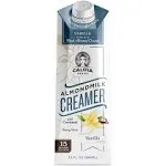 Califia Farms - Vanilla Almond Milk Coffee Creamer with Coconut Cream, 32 oz (Pack of 6) | Non Dairy | Plant Based | Vegan | Non-GMO | Shelf Stable