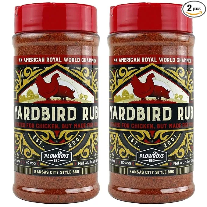 Plowboys YardBird BBQ Rub - 2 Pack - 14 oz