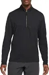 Nike Dri-Fit Victory Half-Zip Men's Golf Pullover - Black, Size: Small