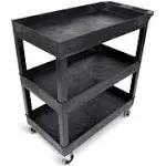 Stand Steady Tubstr 3 Shelf Utility Cart | Heavy Duty Service Cart Supports Up |