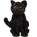 Black Cat Plush Realistic Black Cat Stuffed Animal Pillow Cute Plush Toy Gi