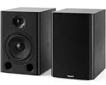 Neumitech Neumi BS5 Passive Bookshelf Speakers, 5-Inch Woofer, 1-Inch Tweeter, Dark Wood, 1 Pair