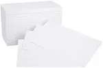 Amazon Basics Ruled Lined Index Note Cards, 500 Count, 5 Pack of 100, White, 5 in x 8 in