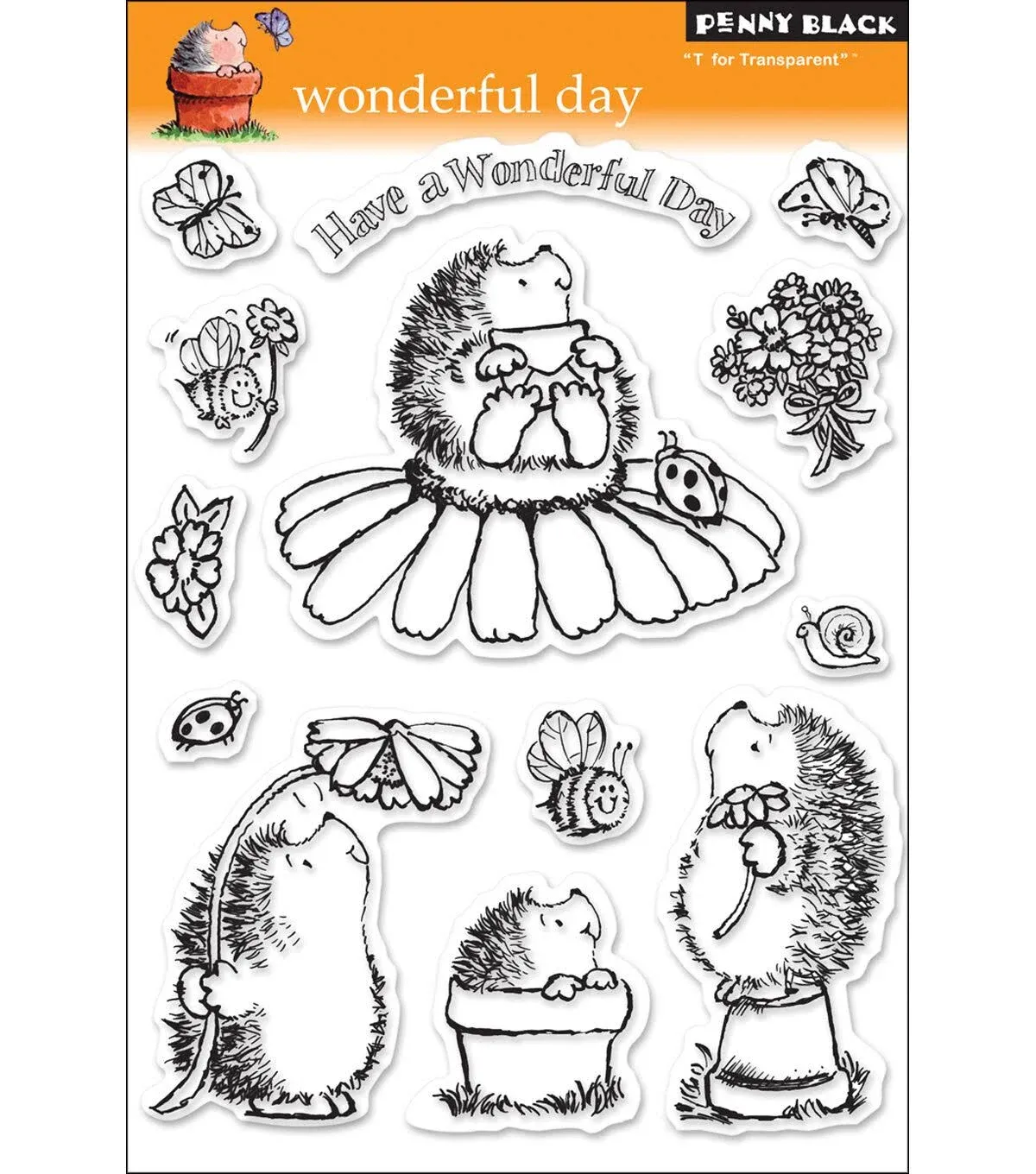 Penny Black Clear Stamps - Wonderful Day