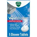 Vicks Vapo Shower Shower Tablets, Soothing Vapors - 5 tablets