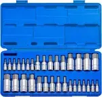 Neiko 10288A Master Hex Bit Socket Set S2 Steel 32-Piece SAE and Metric