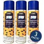 Odif USA 505 Spray & Fix Temporary Fabric Adhesive 3/Pk-12.4oz, 3 Pack