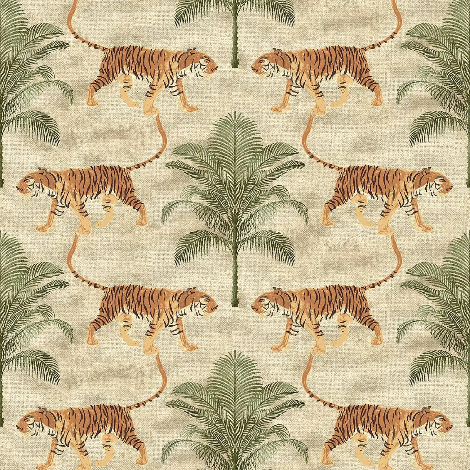 Tommy Bahama Tiger and Tree Hemp Peel & Stick Wallpaper - 20.5 in. W x 18 ft. L