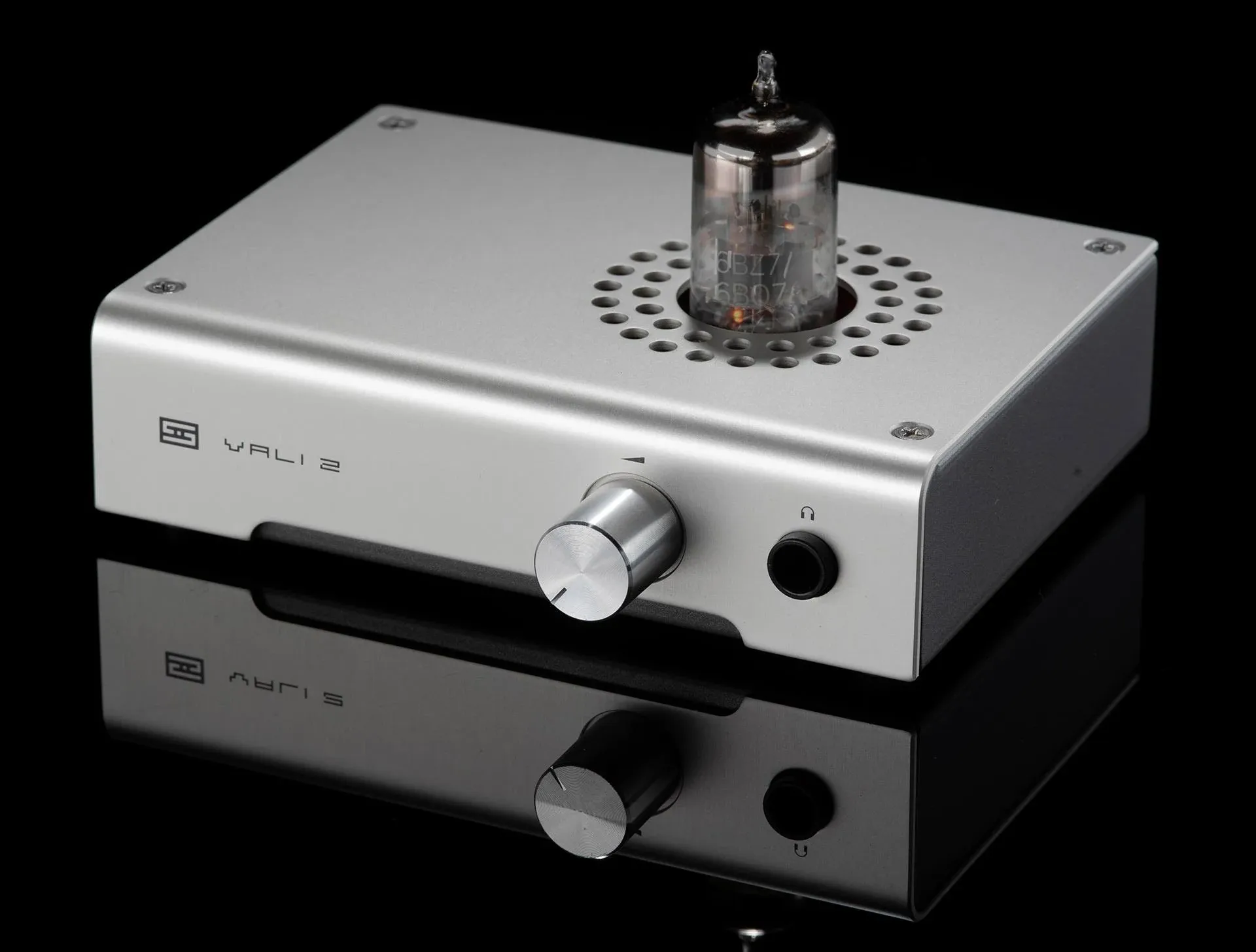 Schiit Vali 2++ Tube Hybrid Headphone Amp and Preamp (Silver)