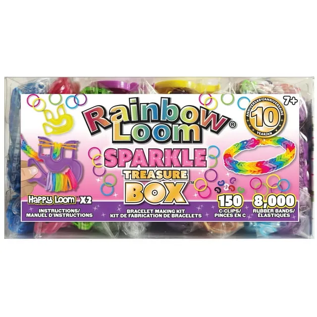 Rainbow Loom Sparkle Treasure Box