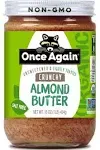 Once Again Nut Butter Almond Crunchy Raw 16 oz | ShelHealth