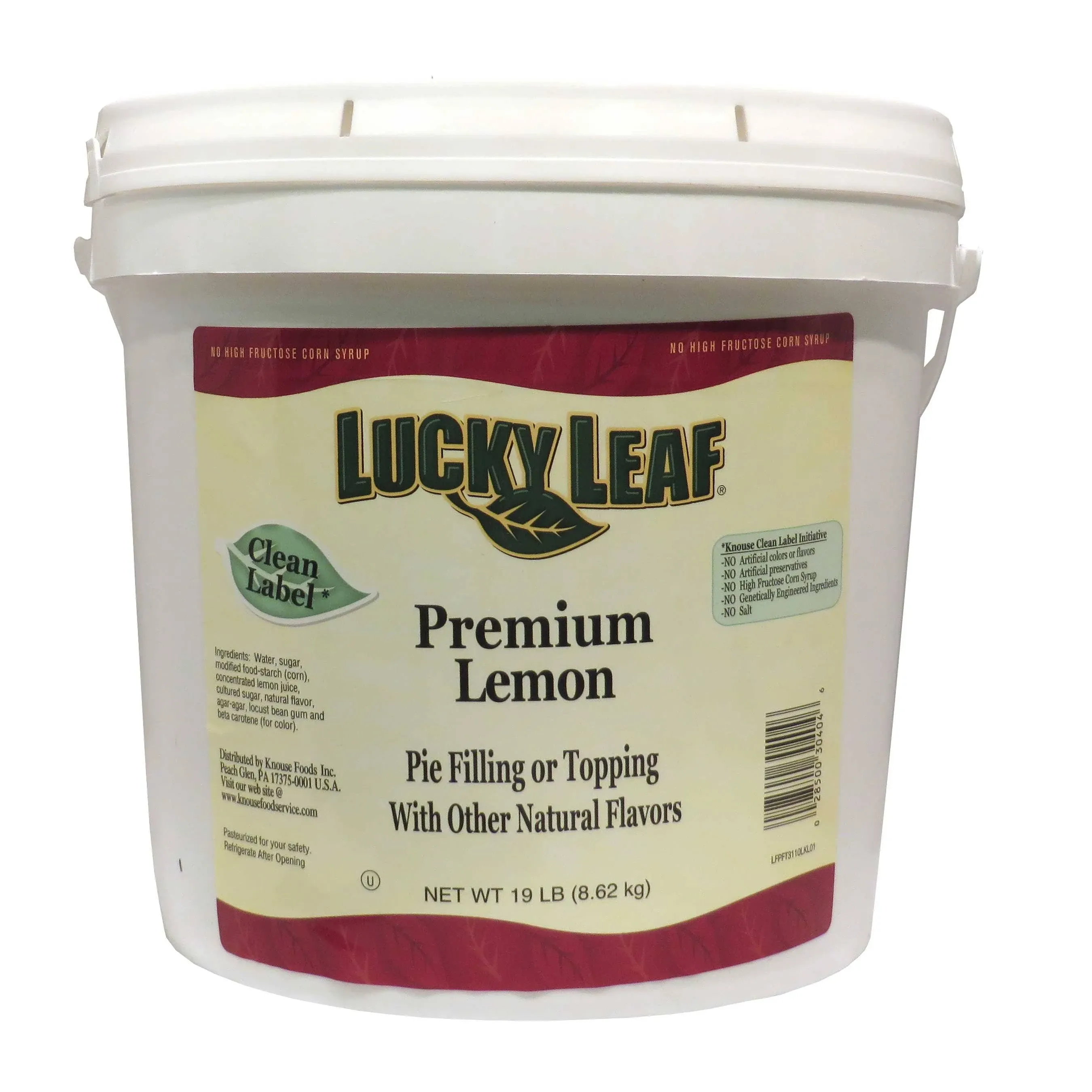 Lucky Leaf Lemon Pie Filling or Topping, 19 Pound.