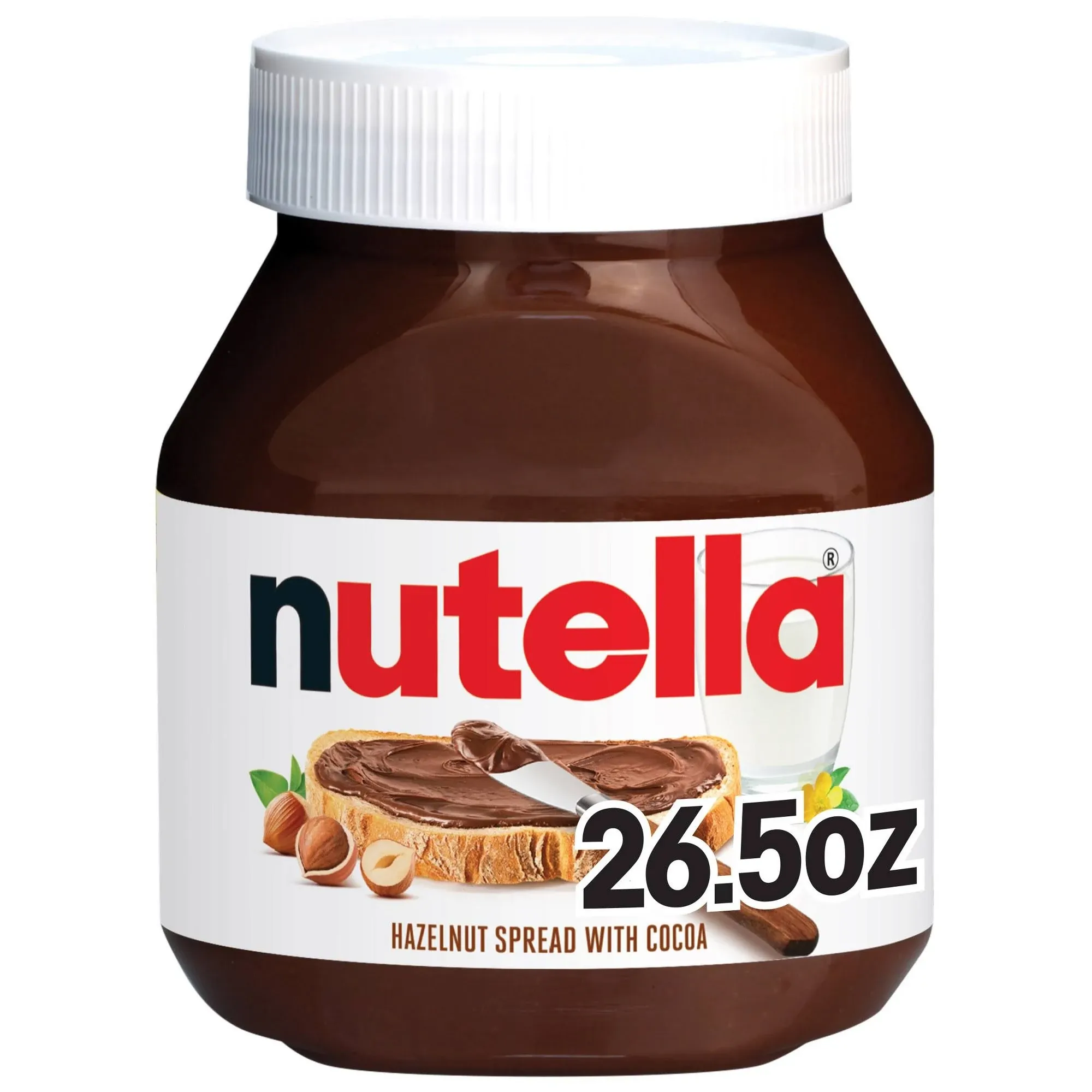 Ferrero Nutella Chocolate Hazelnut Spread with Cocoa - 26.5 oz jar