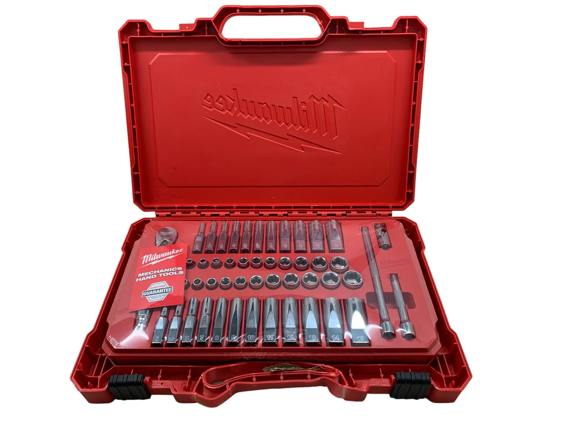 Milwaukee 1/4" Drive SAE & Metric Ratchet & Socket Set