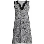 Lands' End Women's Sleeveless Swim Cover-Up Dress