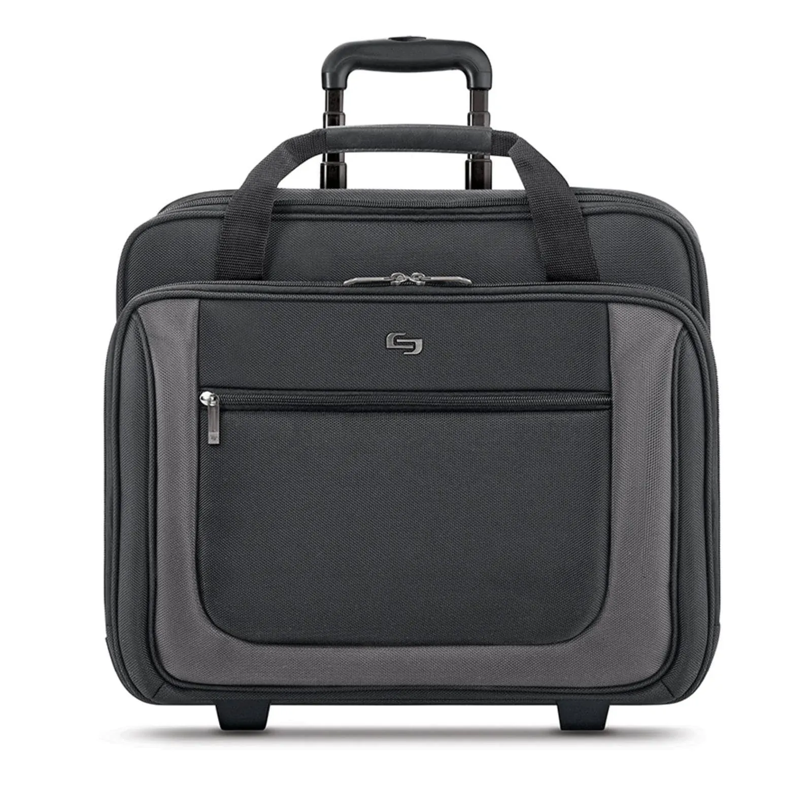 Solo Bryant 17.3 inch Rolling Case Laptop Bag, Black/Grey