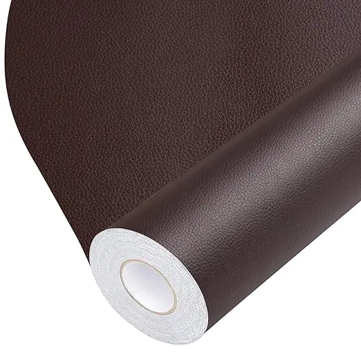 Leather Repair Tape Self-Adhesive Leather Repair Patch for Couch Furniture Sofas Car Seats Advanced PU Vinyl Leather Repair Kit (Beige, 3.9X79 inch)