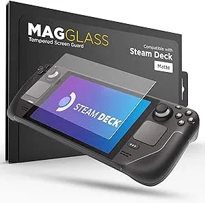 magglass Tempered Glass Designed for Steam Deck OLED/Steam Deck Matte Screen Protector (7" inch) Anti-Glare Full Coverage Guard