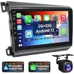 Adapter-Universe Android 2G+32G Car Stereo for Honda Civic 2012 2013 2014 2015 with GPS Navigation 9 inch HD Touchscreen Car Radio with Bluetooth FM