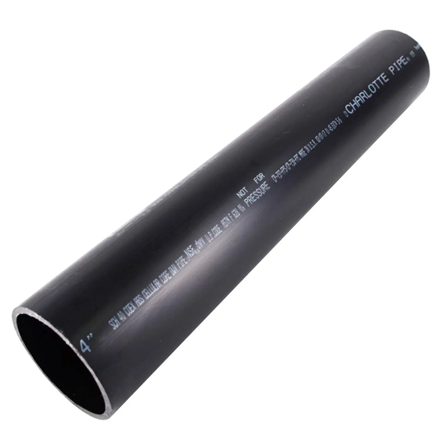 Charlotte Pipe 4 In. x 2 Ft. ABS DWV Pipe