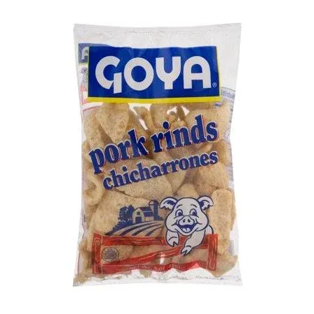 Goya Fried Pork Rinds, Chicharrones, Original - 3 oz