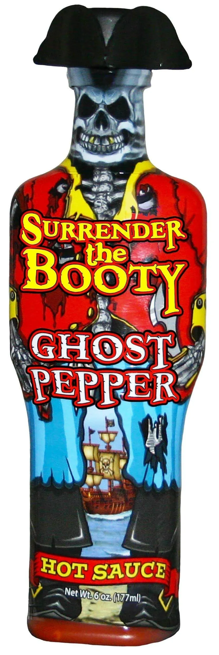 Surrender Hot Sauce Ghost Pepper Hot Sauce Stuffed with Ghost Pepper Chilli (Ghost Pepper)