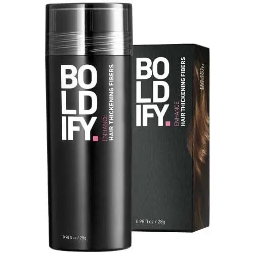 Boldify Hair Fibers for Thinning Hair Hazel Brown Hair Powder - 28g