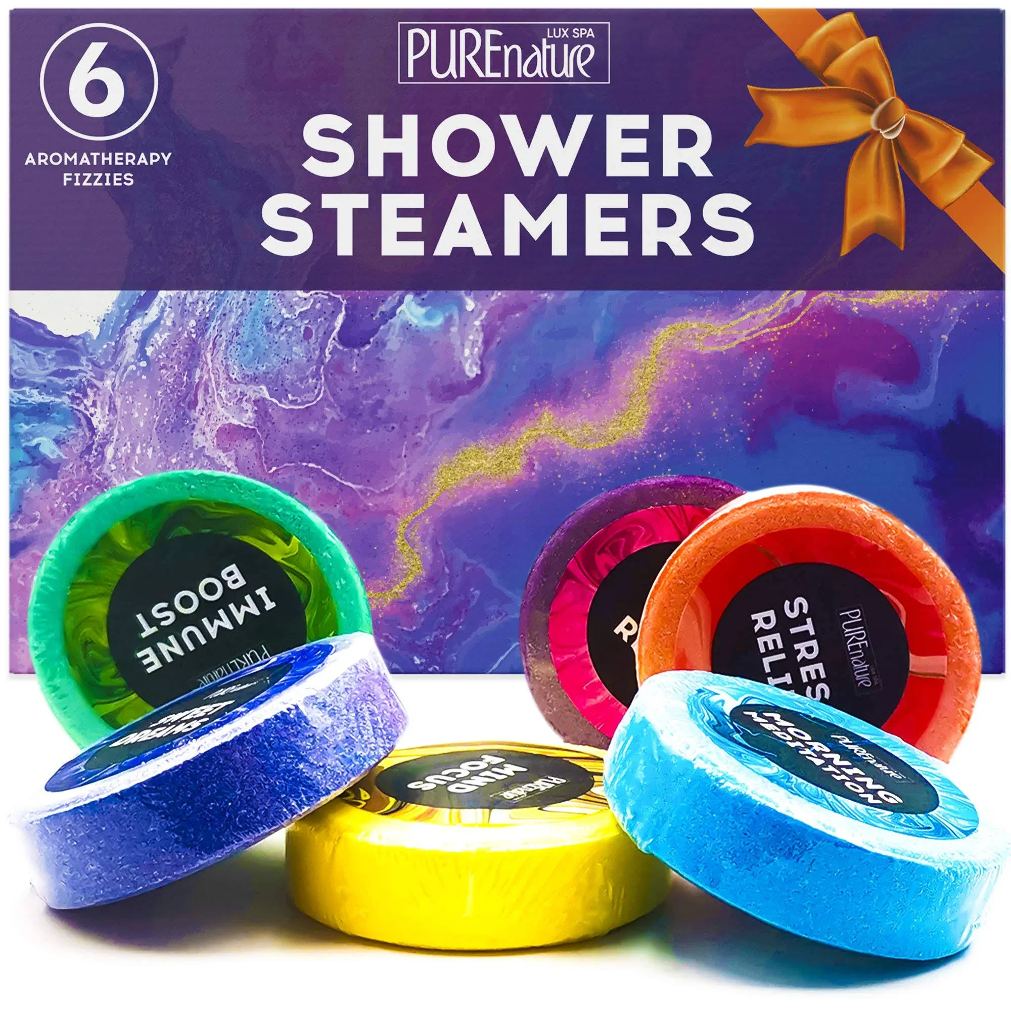 Aromatherapy Shower Steamers - Bath Bombs for Showers Relaxation Spa Gifts