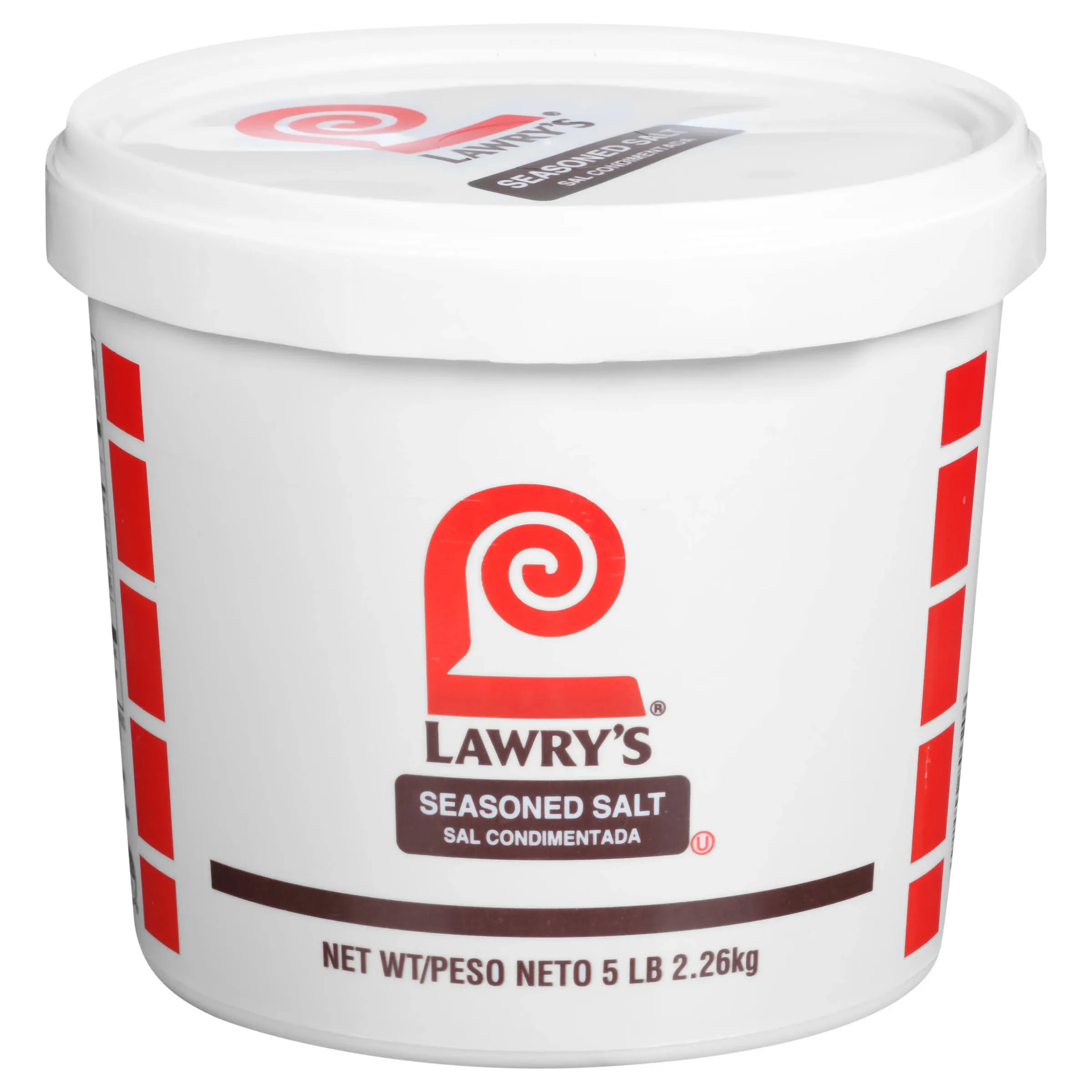 Lawry's Seasoned Salt, 5 lb - One 5 Pound Container of All-Purpose Seasoned Salt Made With Perfect Blend of Salt, Garlic, Turmeric, Celery, Paprika and Other Spices