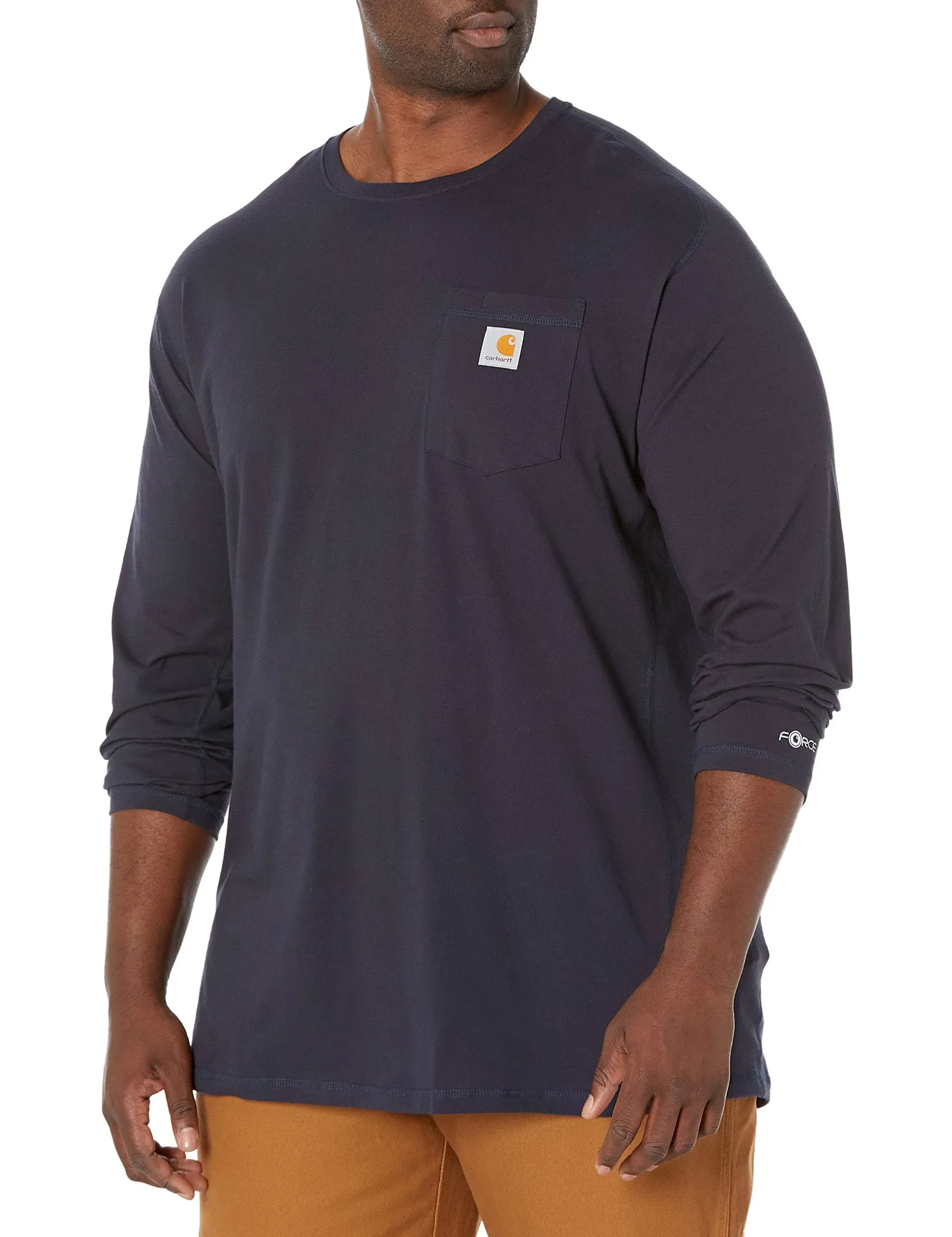 Carhartt 104617 - Force® Relaxed Fit Midweight Long Sleeve Pocket T-Sh