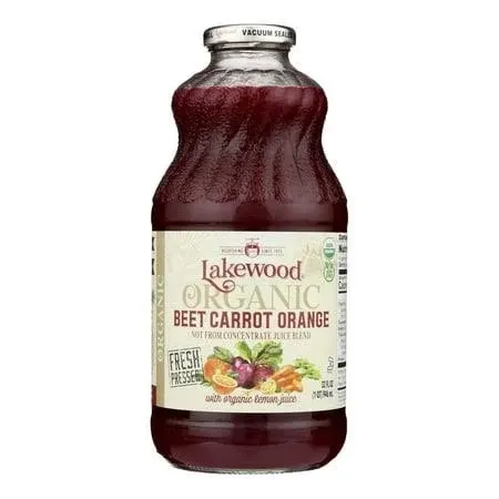 Lakewood Organic Juices Pure Beet 32 oz Bottle - 6ct Case