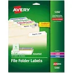 Avery File Folder Labels TrueBlock