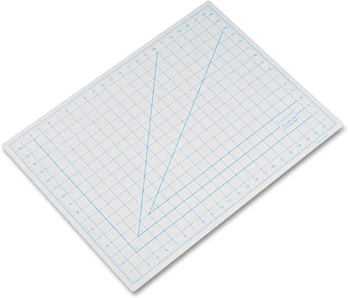 X-Acto - Self-Healing Cutting Mat, Nonslip Bottom, 1" Grid, 18 x 24, Gray