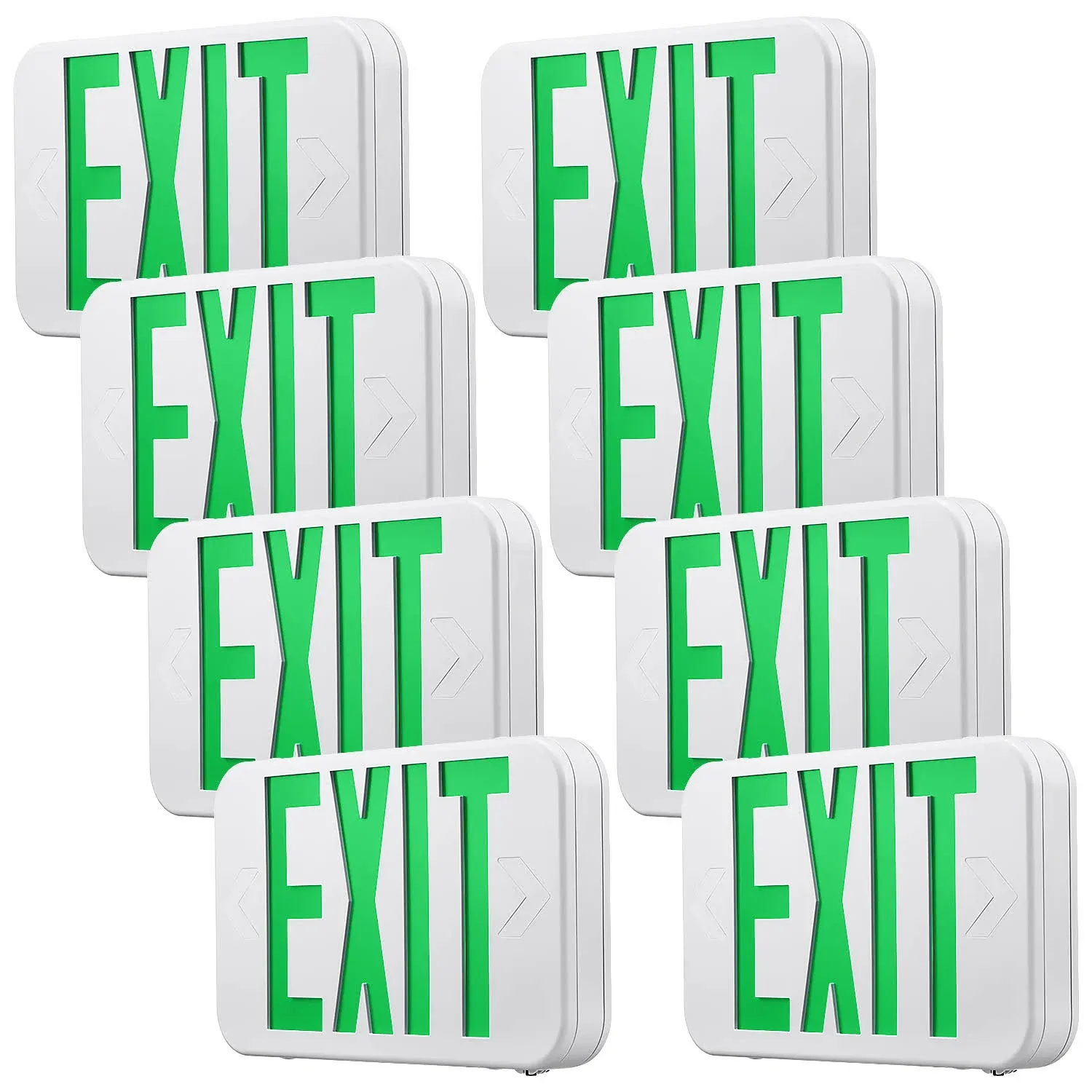 TORCHSTAR Red LED Exit Sign Emergency Light, Double Sided, Battery Backup, UL-Listed, AC 120V/227V Exit Light for Business, Residencial & Commercial,