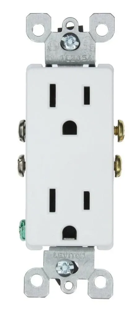 Leviton 5325 Decora Duplex Receptacle