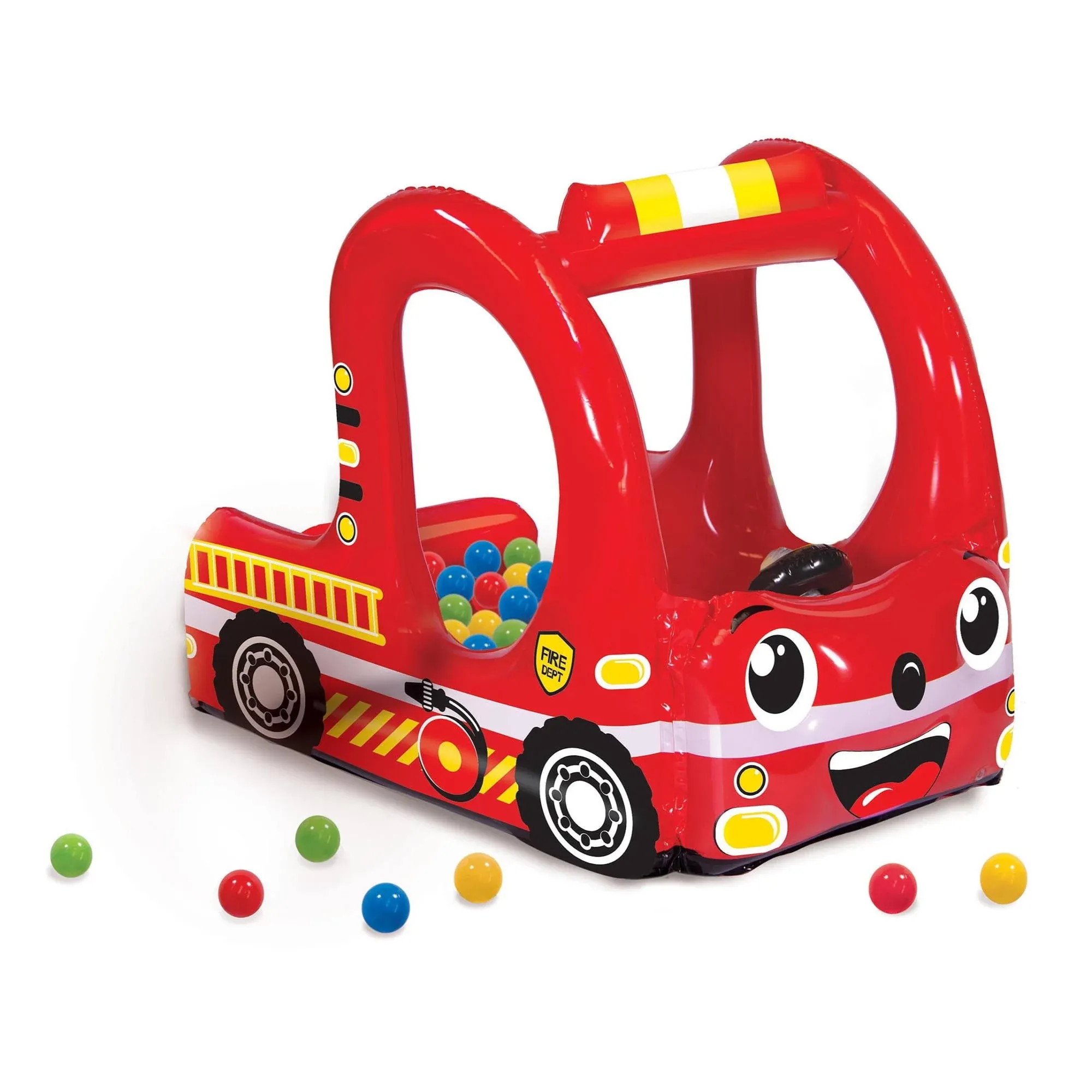 Rescue Truck Inflatable Ball Pit