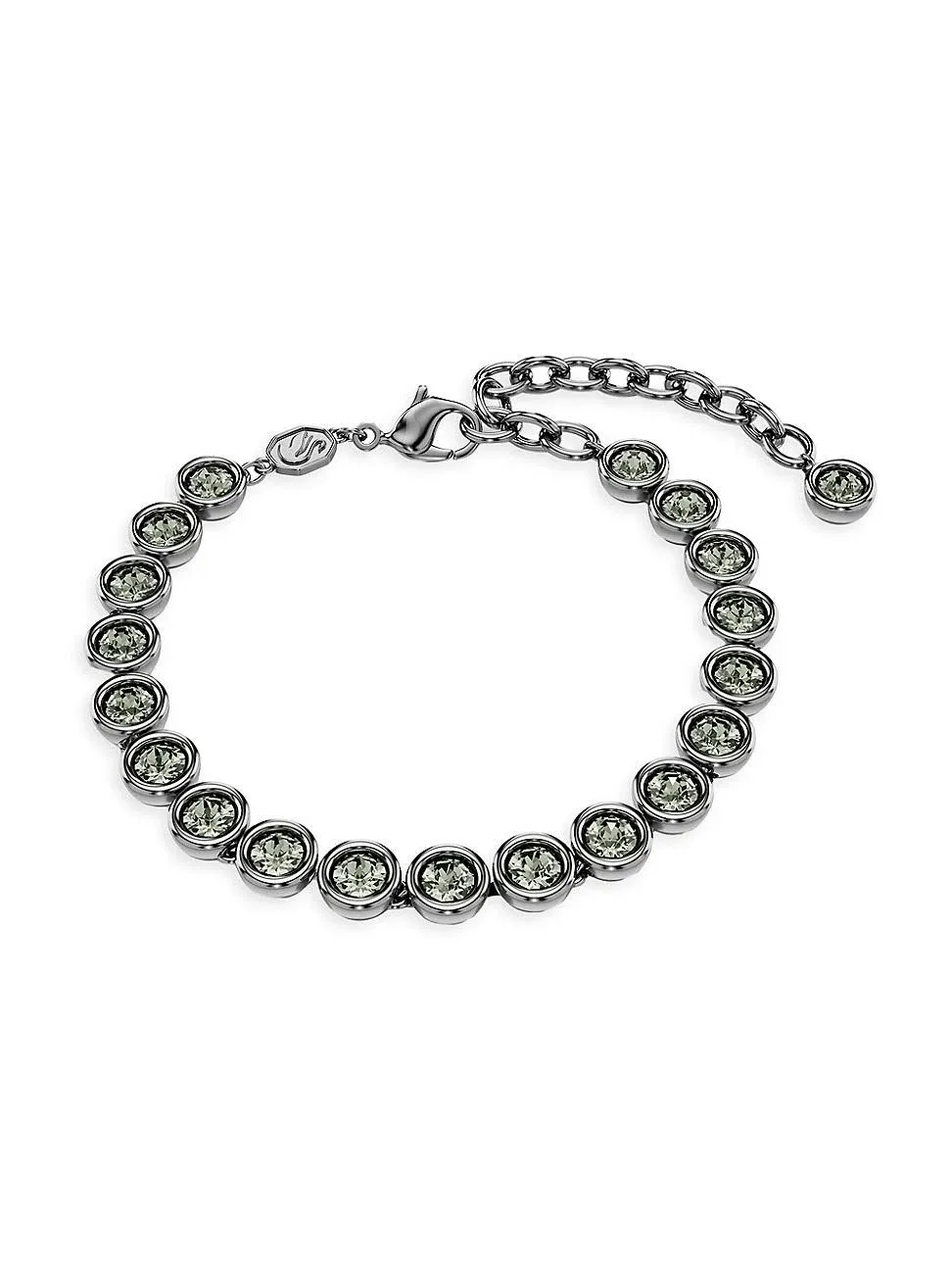 Swarovski
Round Cut, Black, Ruthenium Plated Imber Tennis Bracelet