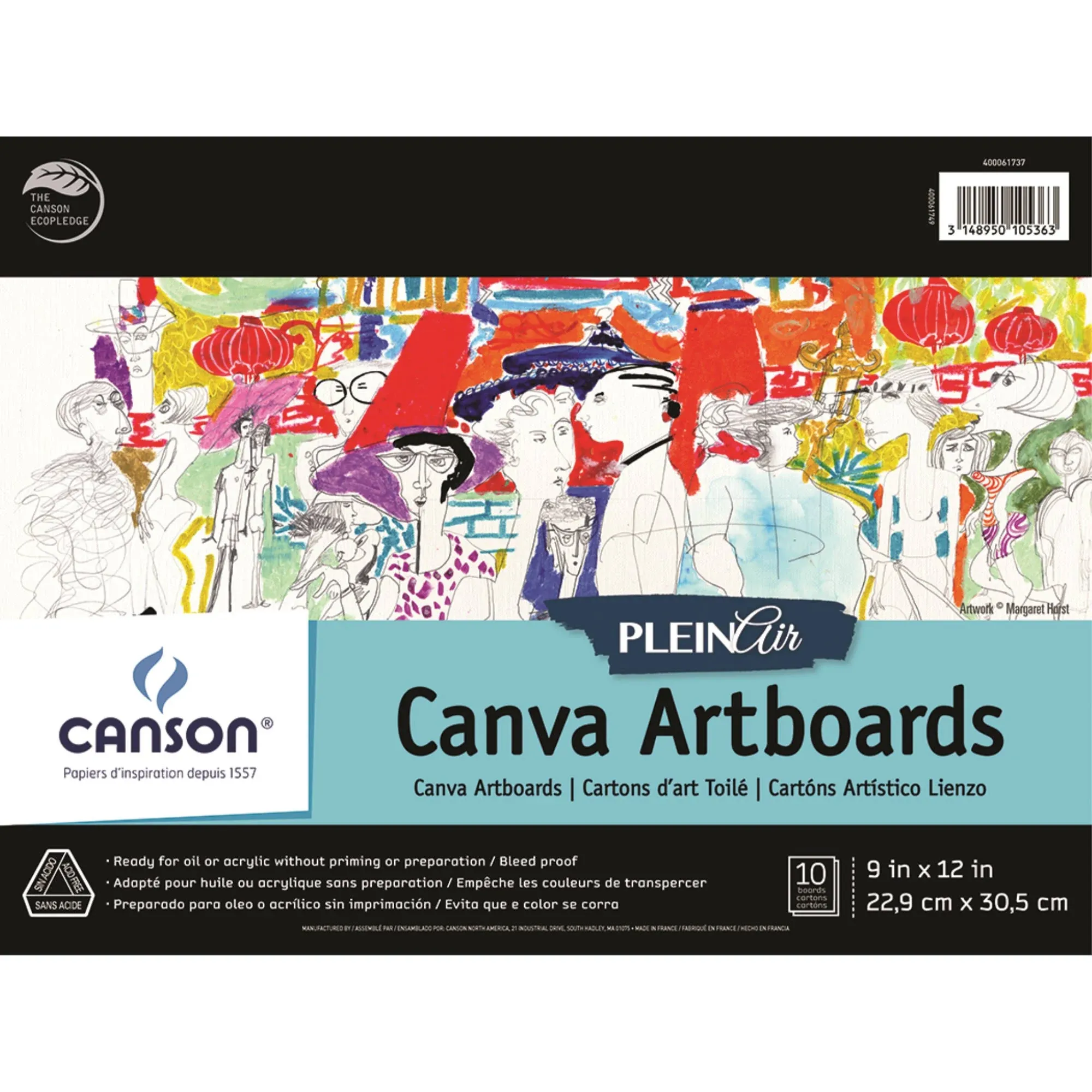 Plein 9x12 Air Board Pad - Canson