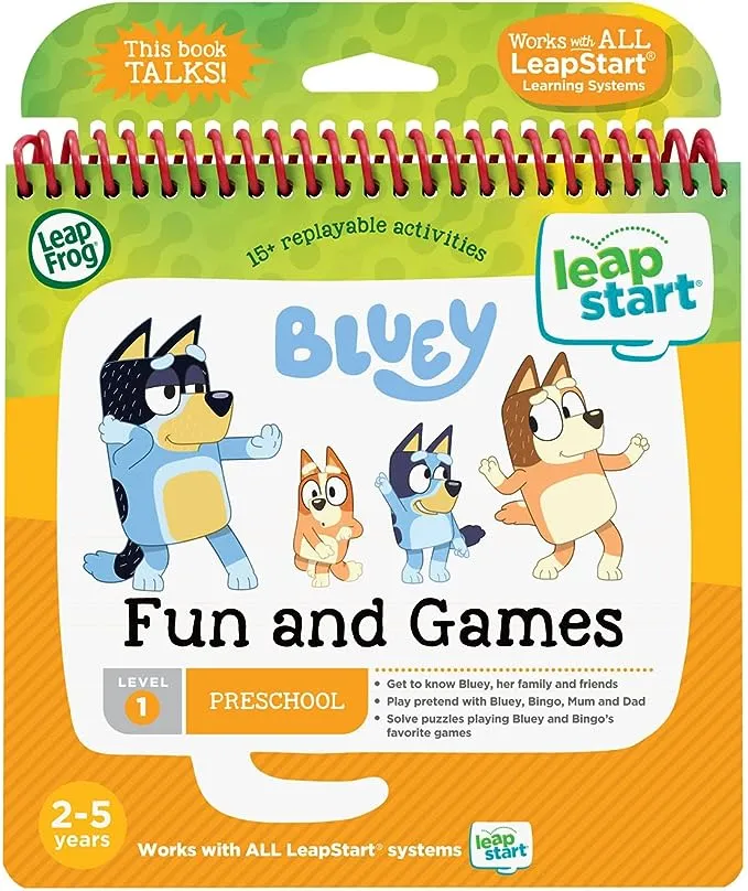 LeapFrog LeapStart Bluey Fun and Games