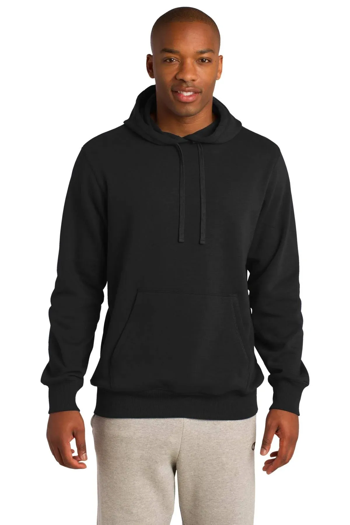 Sport Tek ST254 Pullover Hooded Sweatshirt - Black - XL