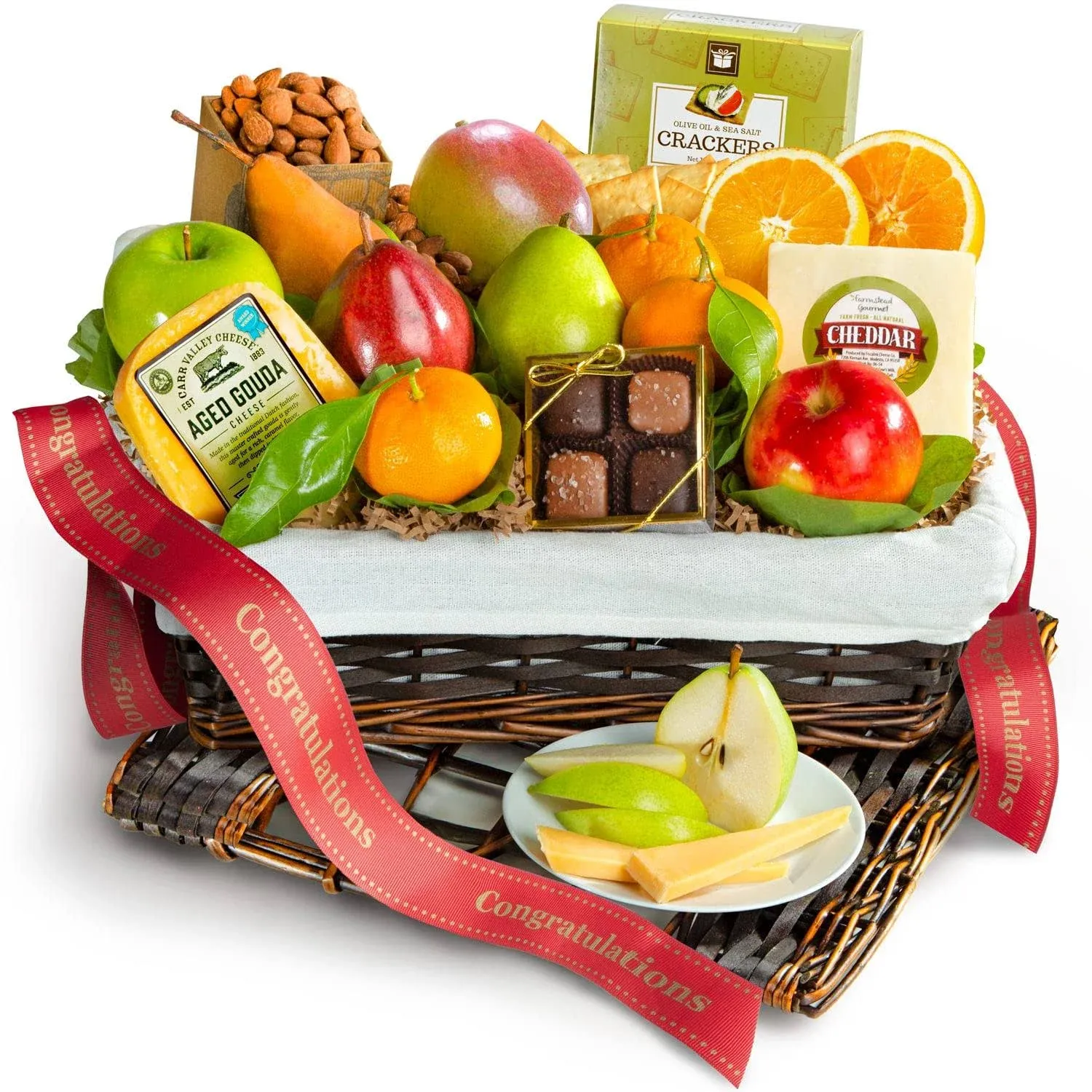 Congratulation<wbr/>s Deluxe Fruit Basket