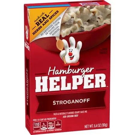 Betty Crocker Hamburger Helper, Stroganoff - 6.4 oz box