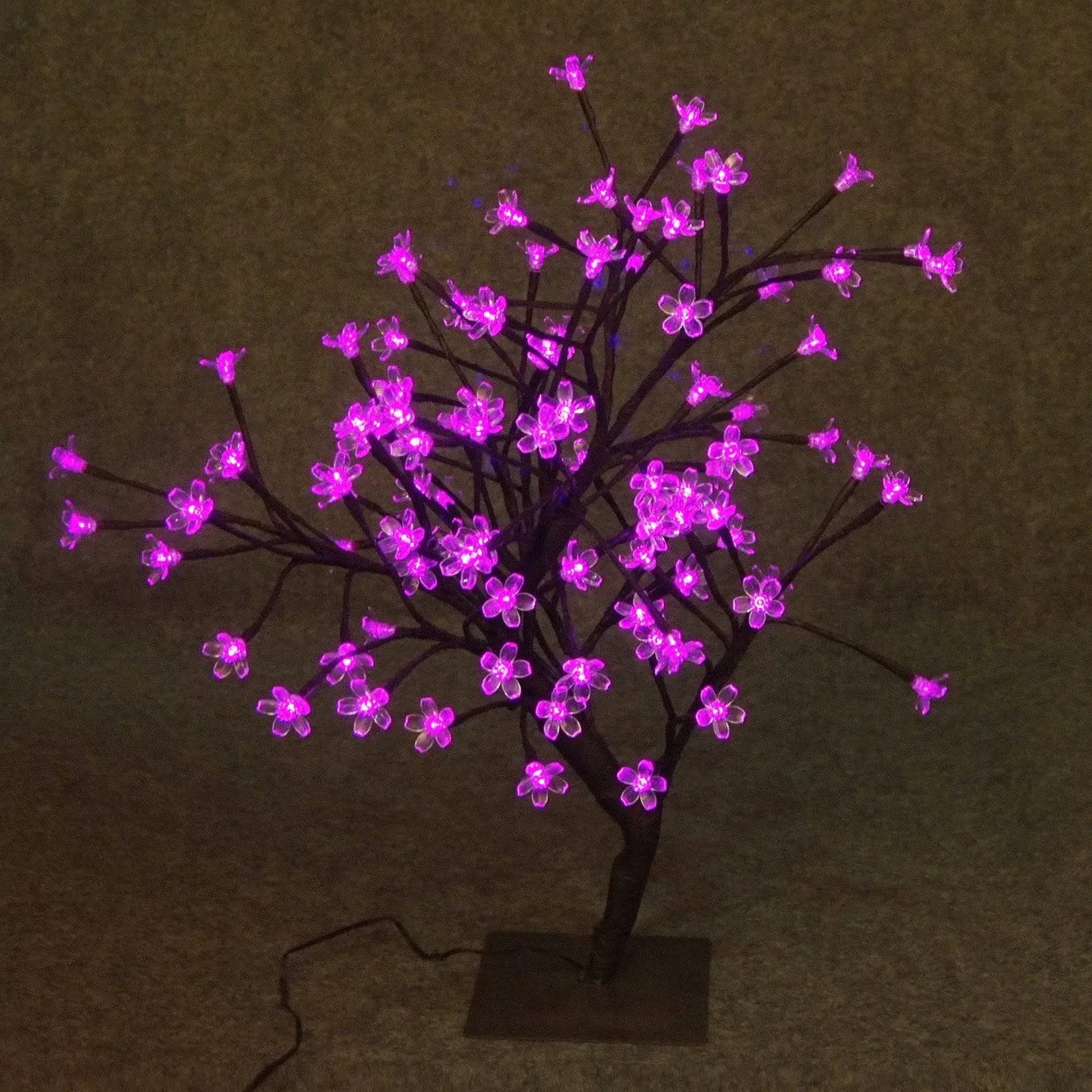 Hi-Line Gift Ltd. Floral LED Light Bonsai Tree Pink