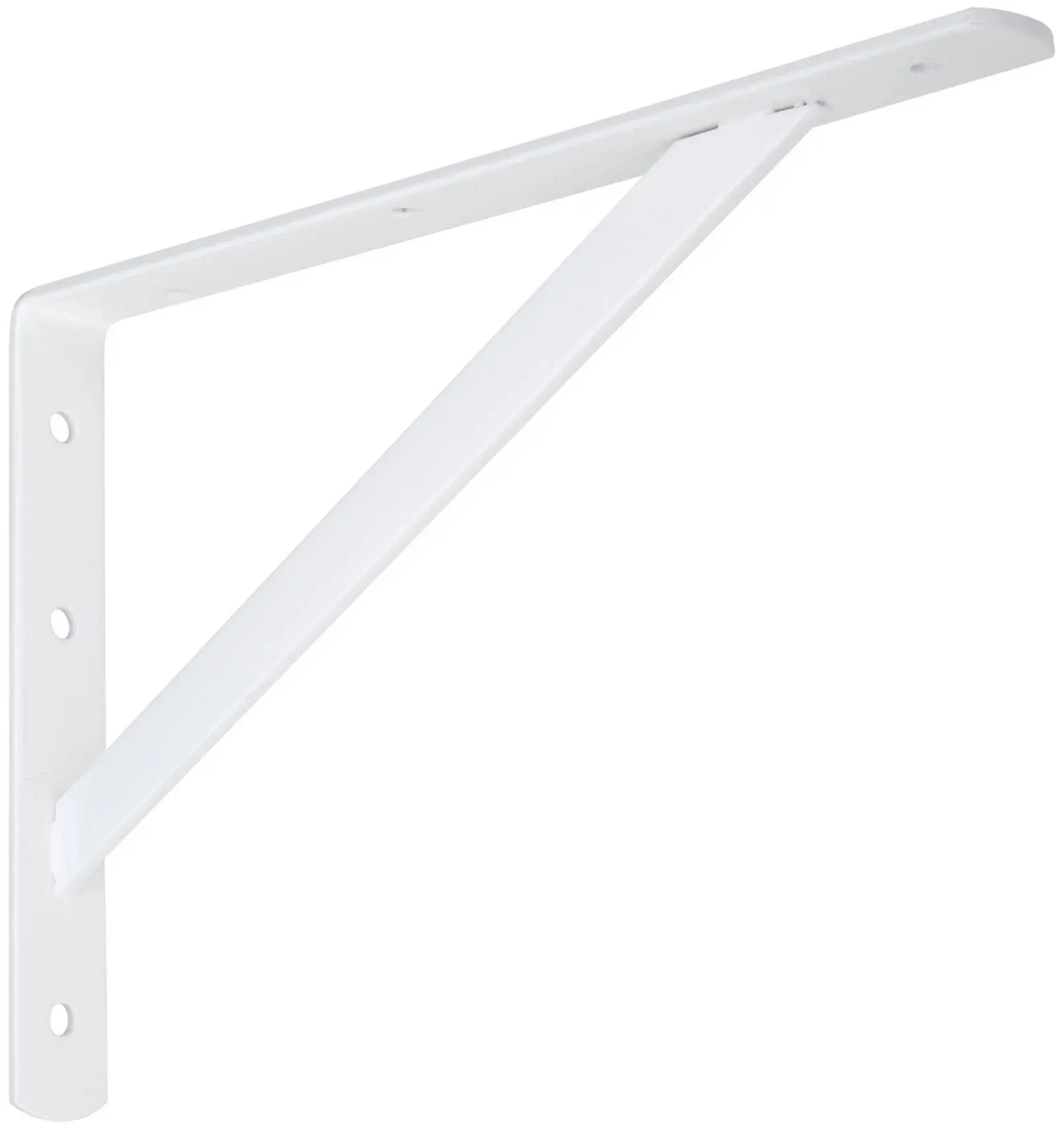 National Hardware® N301-630 Super Strength Shelf Bracket, 12", White