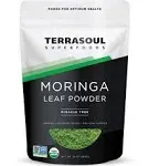 Terrasoul Superfoods Organic Moringa Powder, 11 Oz : Detox - Antioxidants - Immunity