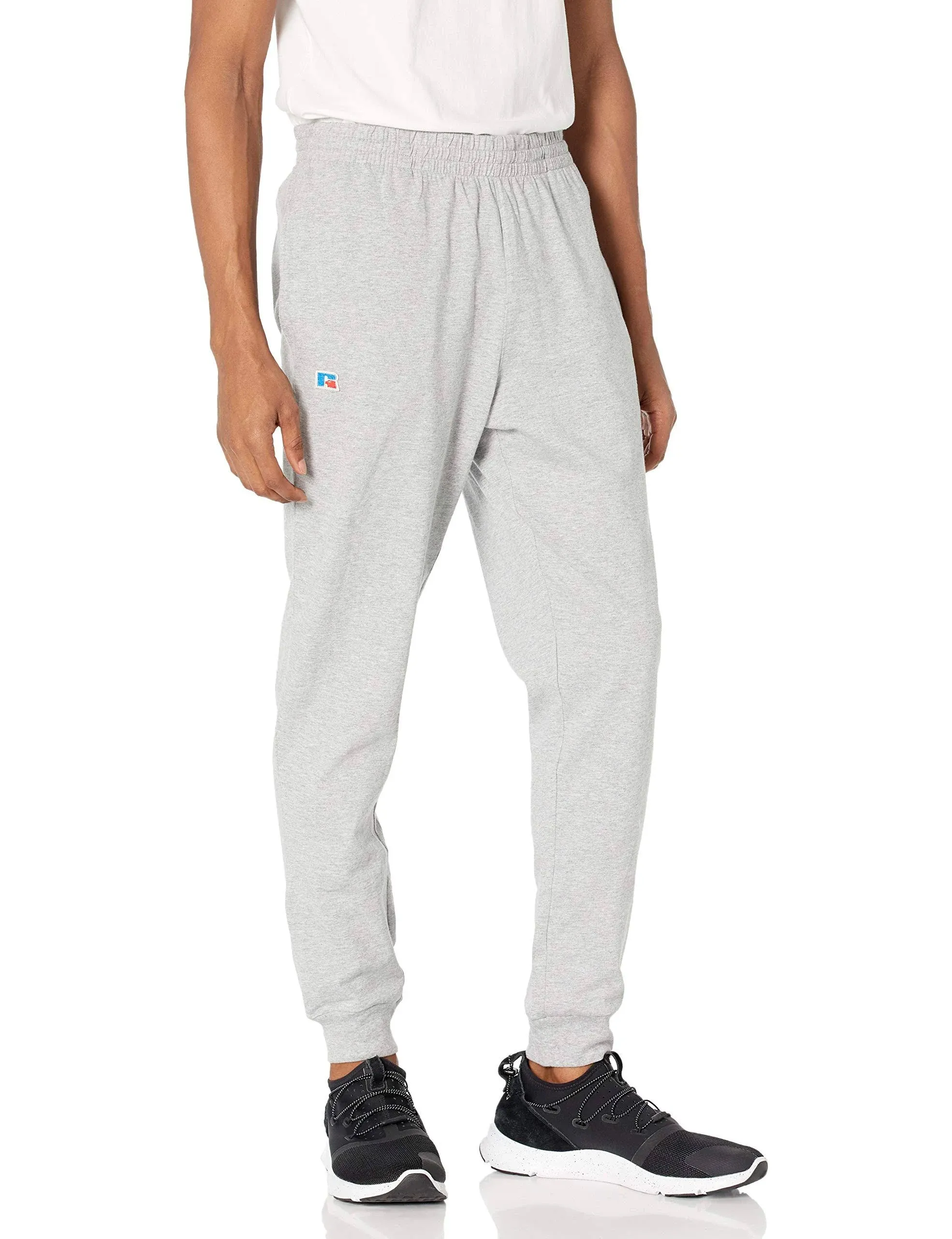 Russell Athletic Men's Jersey Cotton Joggers with Pockets